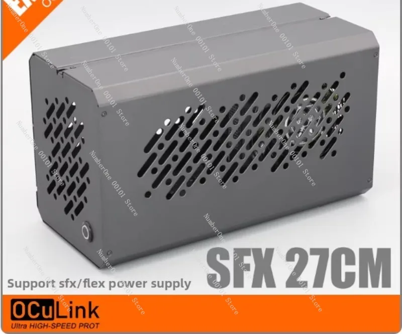 TH3P4G3 OCuP4v2 TH5P4 Thunderbolt3/4 GPU Dock Aluminum Case Metal Frame Housing BOX External Graphic Card eGPU- Cooling Fans Kit