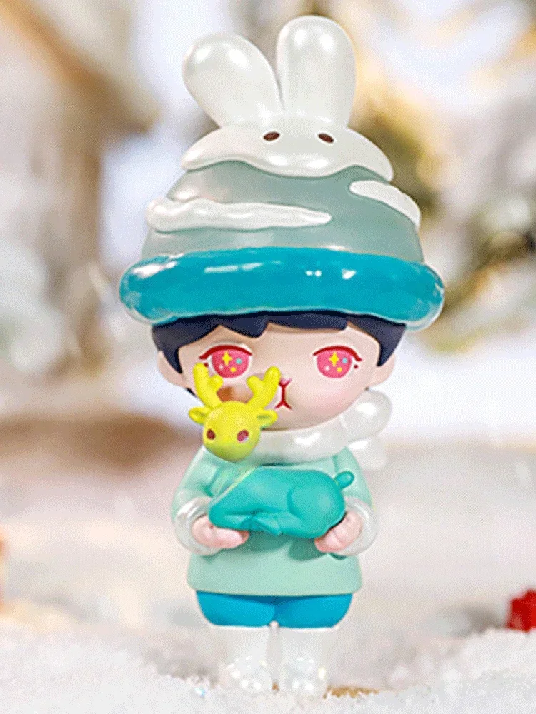 

BUNNY Winter Wonderland Blind Box - Snowy Animal Vinyl Figures, Holiday Collectible Decor