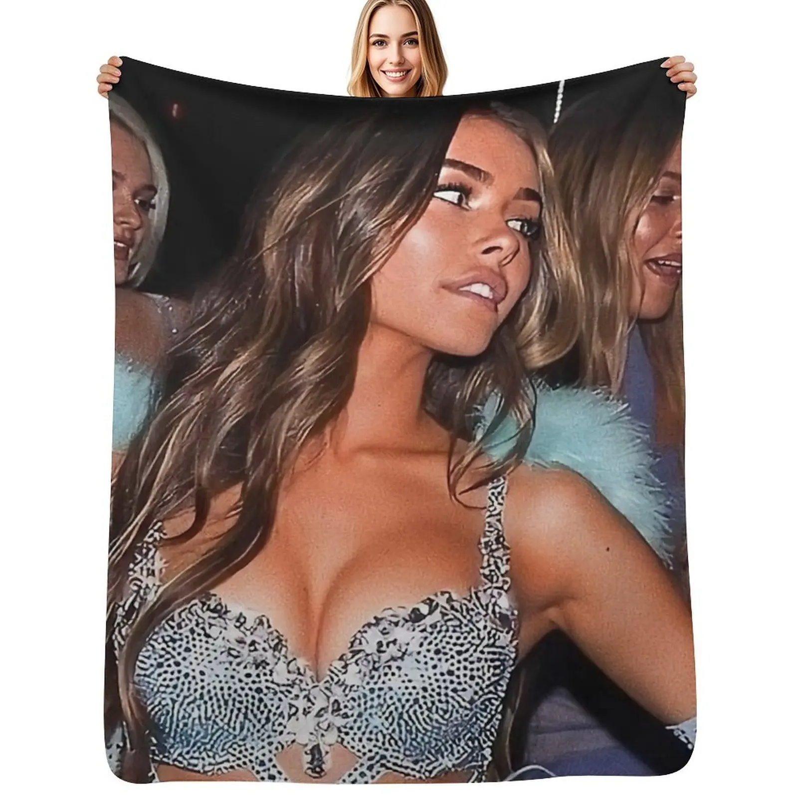 before beer show Throw Blanket Sofa Throw warm winter For Decorative Sofa cosplay anime blankets and throws Bed Blankets