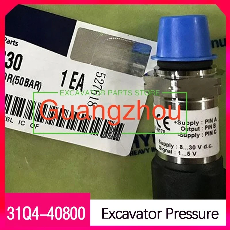 For 31Q4-40800 R-3 R-5 R-7 R-9 Higher Quality Excavator Parts 500Bar High Pressure Switch Pressure Sensor Engine Parts
