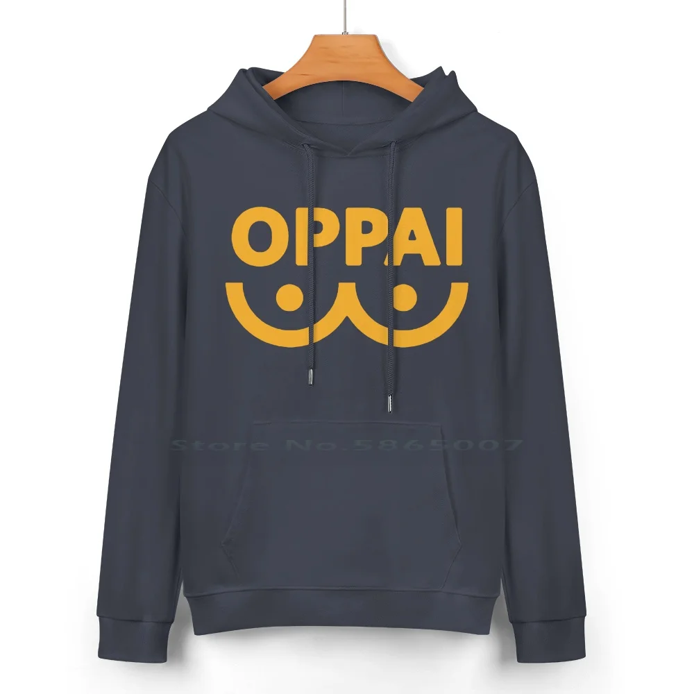 Oppai Shirt Pure Cotton Hoodie Sweater 24 Colors One Puch Man Onepunch Oppai One Punch Man 100% Cotton Hooded Sweatshirt For