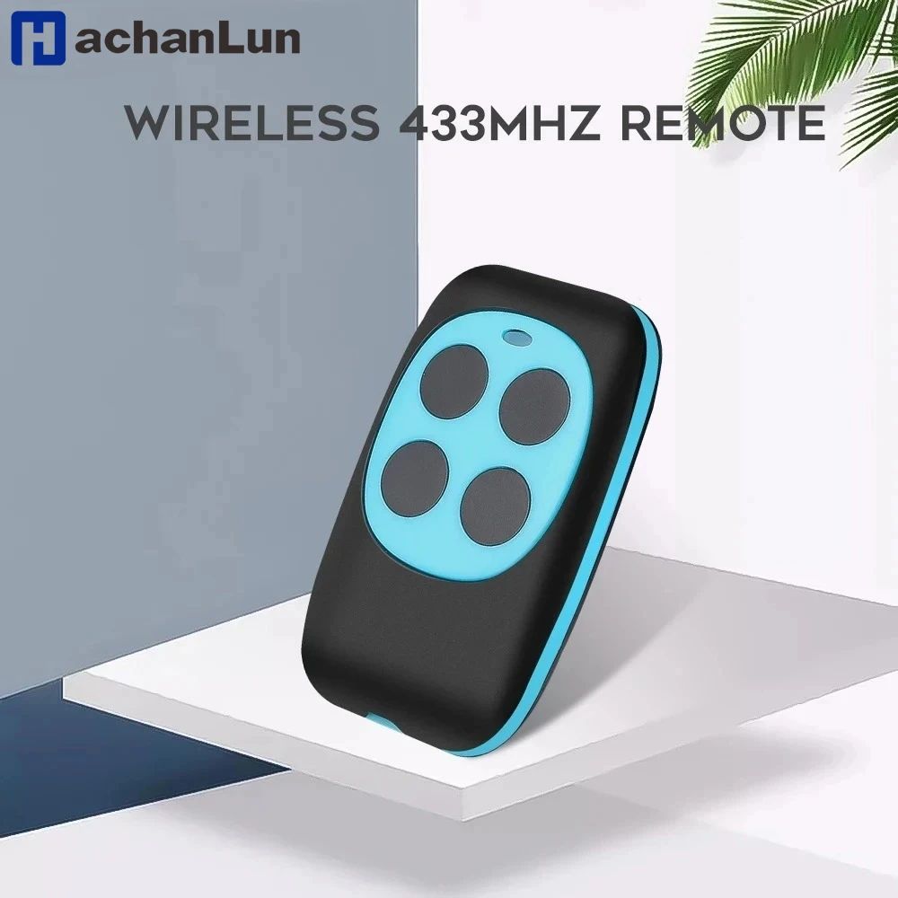 Garage Door RF Remote Control Duplicator 433MHz waterproof Code Grabber Clone Gate Key Fob Command Hand Transmitter 4 Buttons