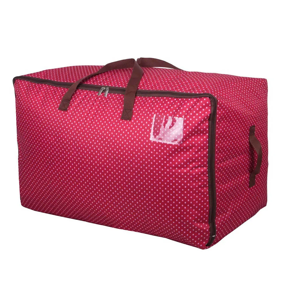 Mala grossa de pano Oxford dobrável, grande bolsa de viagem, bagagem, organizador de armazenamento de roupas, 1pc