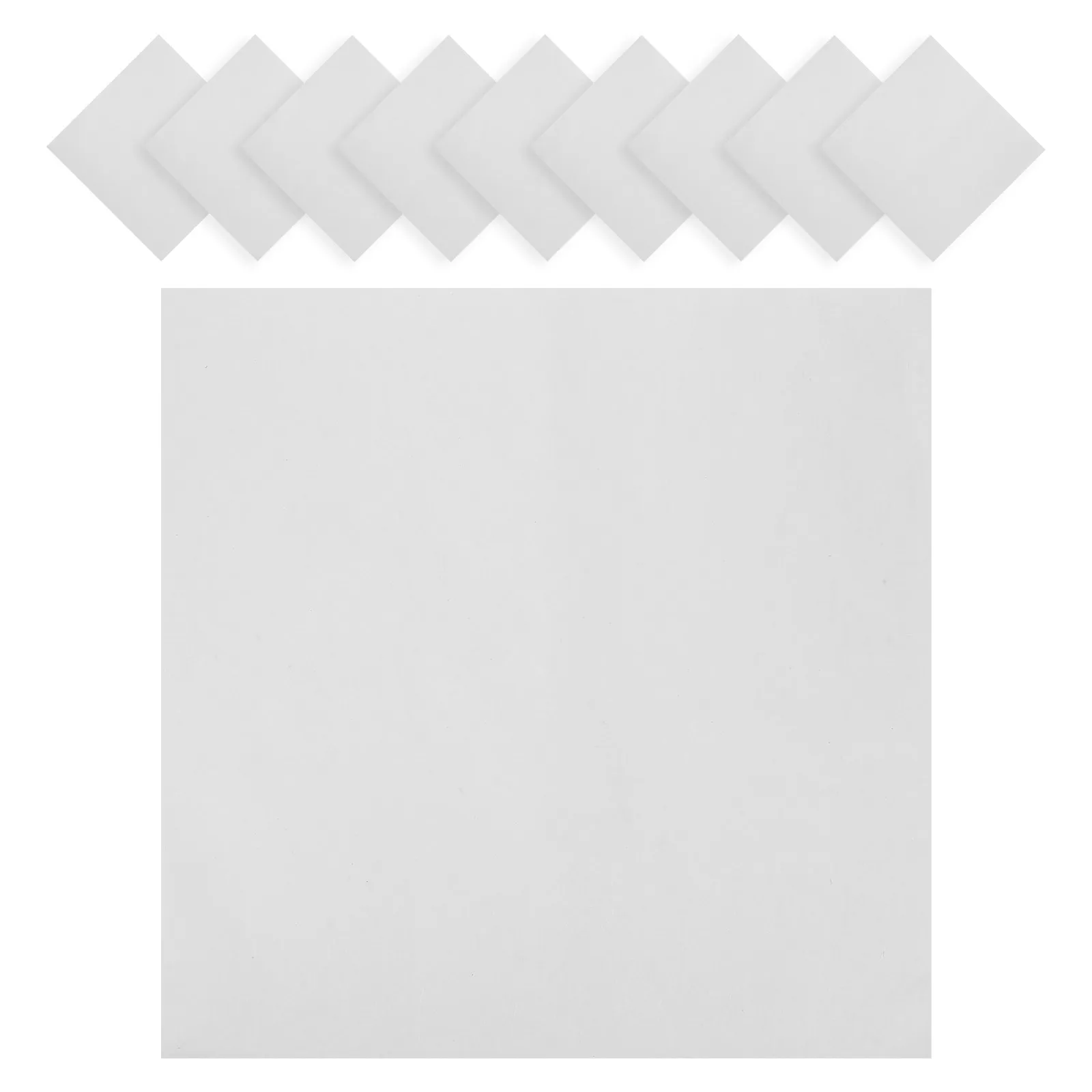 

20 Sheets Xuan Paper 35cmx35cm Raw Chinese Calligraphy Rice Paper for Small Script Brush Ink Writing Painting Practice