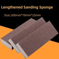 Drywall Abrasive Sanding Sponge Blocks Dry Wall Grinding Sponge Sand Block Kitchen Polishing Sandpaper Wet Block Emery Pad