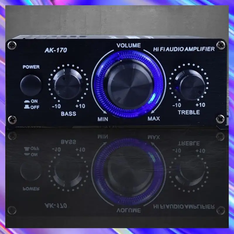 

A24U 2X усилитель мощности FM радио мини-усилитель 400 Вт Hi-Fi мини Hi-Fi аудио усилитель мощности аудио усилитель Ak170