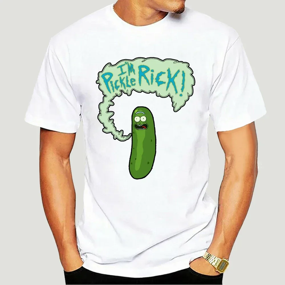 Śmieszne koszulki 2024 Im Pickle Green Baby Cucumber odzież męska oversize t shirt graficzny t shirty harajuku 2024 lato Rick