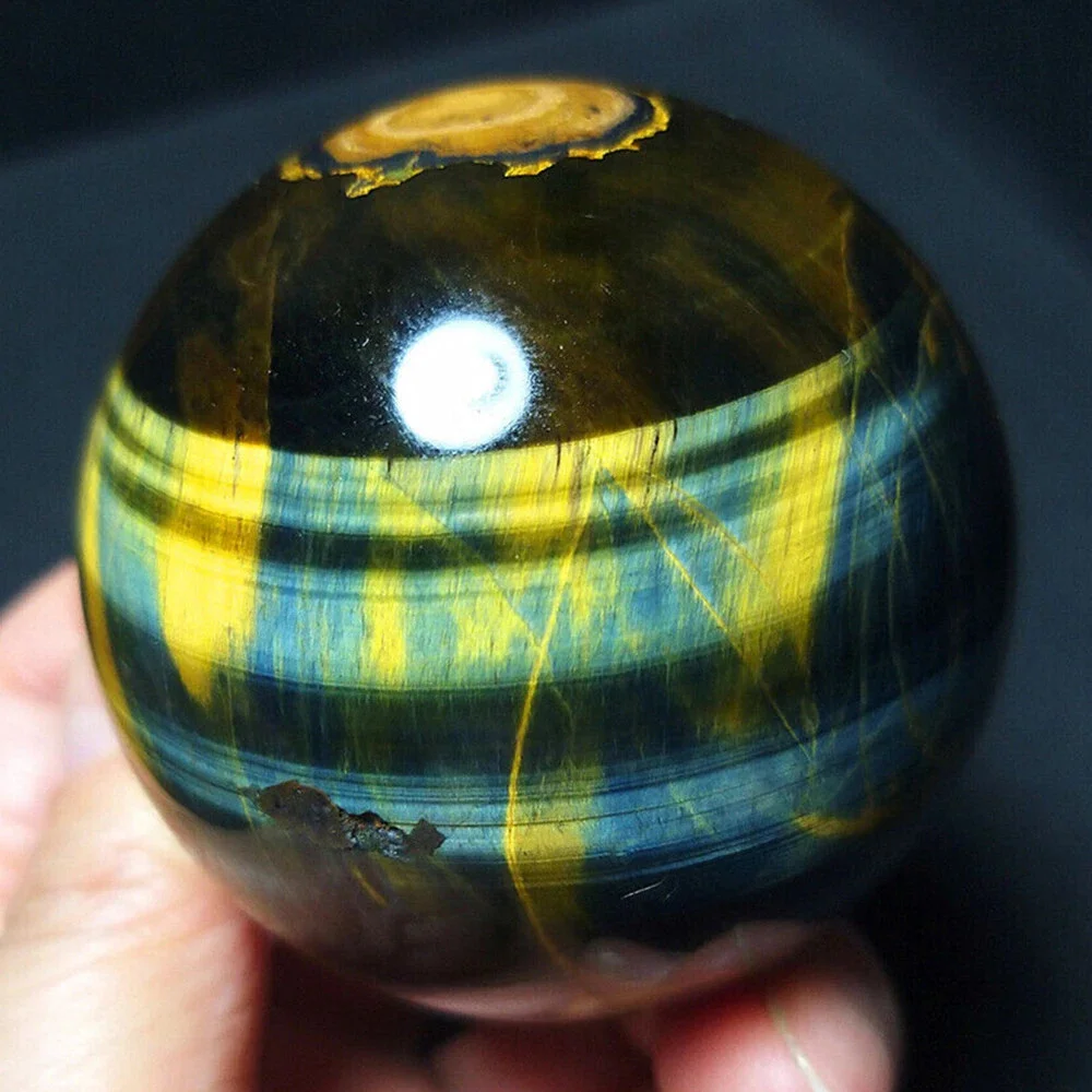 

Natural Blue Tiger Eye Gemstone Spheres, Energy Gemstones, Energy Healing, Home And Office Decoration, Gifts, Aquarium Decoratio