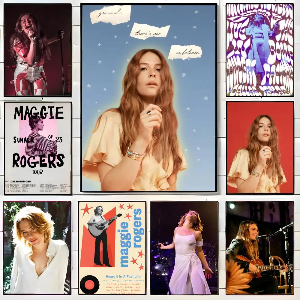 indie singer m-Maggie Rogers Poster Wall Art Print Decorative Mural Home Decor Gift Unframed
