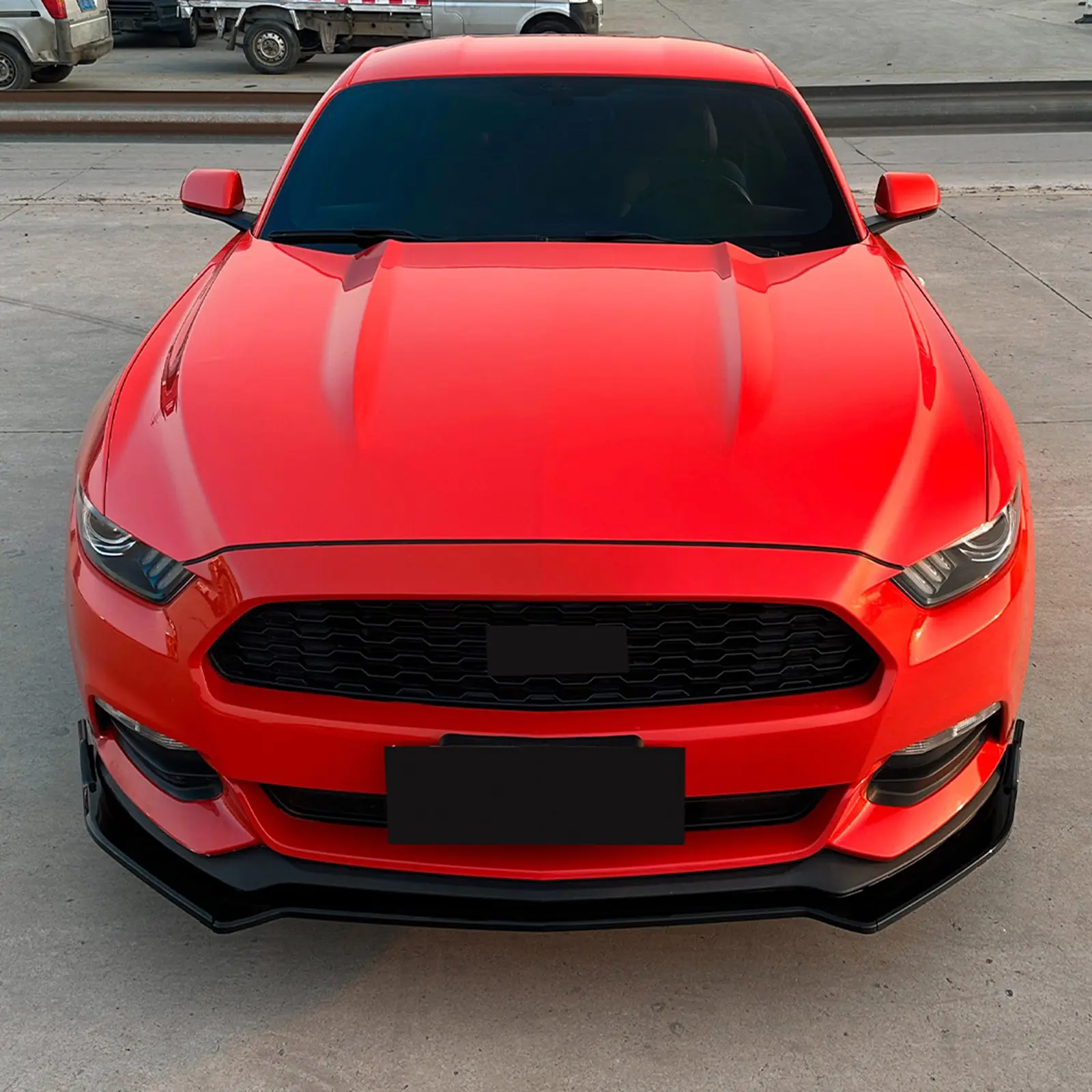 

Car Front Bumper Lip Front Lip Spoiler Splitter Diffuser Body Kit Protector Accessories Decoratio For Ford Mustang MK6 2015-2017