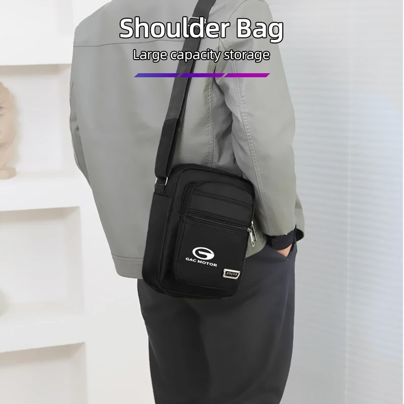Car Shoulder Bag Sports Crossbody Bag Travel Backpack Men's Chest Storage Accessories For GAC trumpchi GS3 GS4 GS5 GS8 Ga3