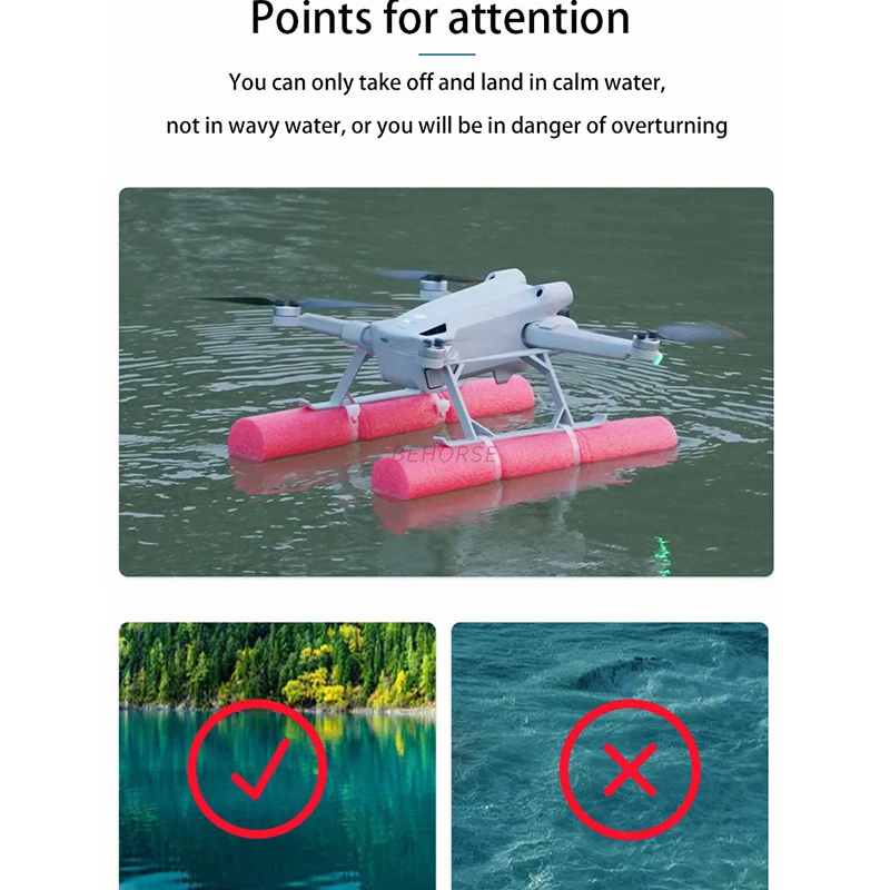 معدات الهبوط تعويم ل الطائرة بدون طيار ، مصغرة 3 برو ، الطفو عصا ل DJI Mini 4 برو ، العائمة عدة الملحقات