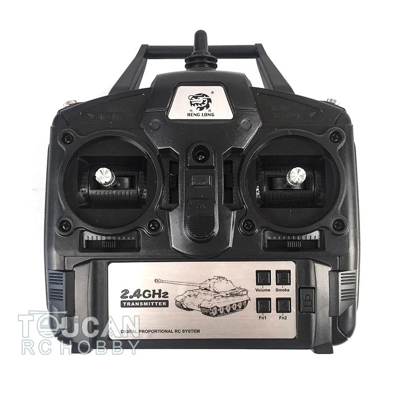 Controlador de rádio transmissor de geração 2.4Ghz 7.1 7.0 para modelo de tanque de batalha Henglong 1/16 RC com recursos avançados