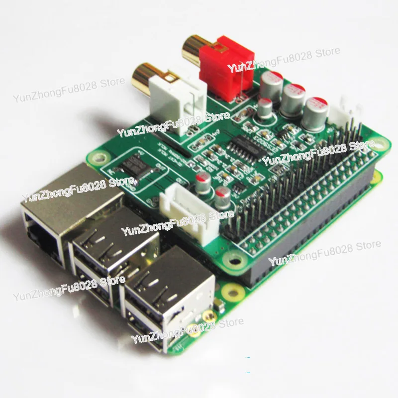 ES9023 Expansion Board I2S HiFi DAC Digital Audio Sound Card Decode  Encoder for Raspberry Pi 2B 3B 3B+ 4B