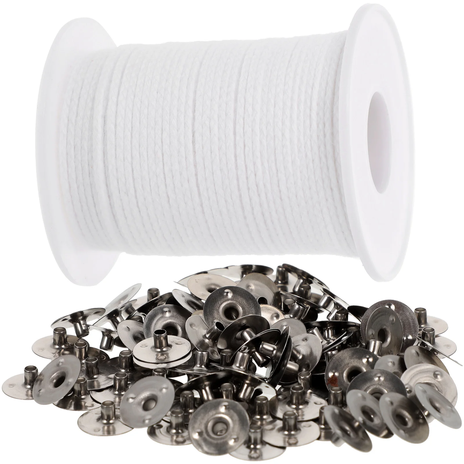 

1Set Cotton Wicks with Wick Tabs for DIY Making Supplies Alcohol Burner Oil Lamp Long Wicks Replacement