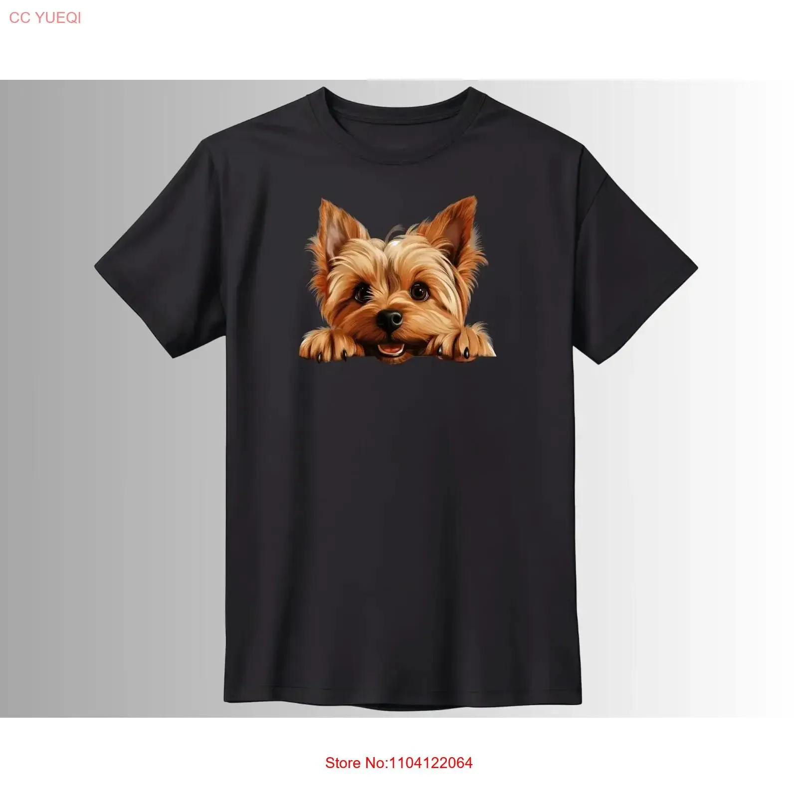 Camiseta para dueños de perros Silky Terrier, estilo vintage, lavada, informal, cómoda, versátil, para uso diario, con gráfico.