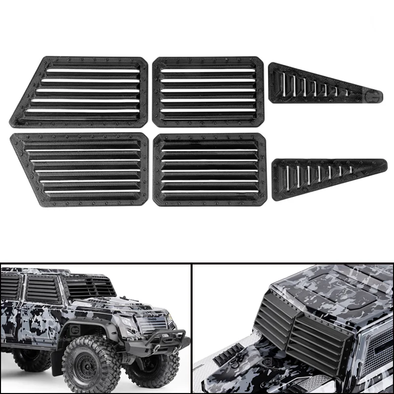 GRC Tactical Edition Defensive Front Window Armor for 1/10 RC Crawler Car Traxxas TRX4 TACTICAL UNIT Diy Parts