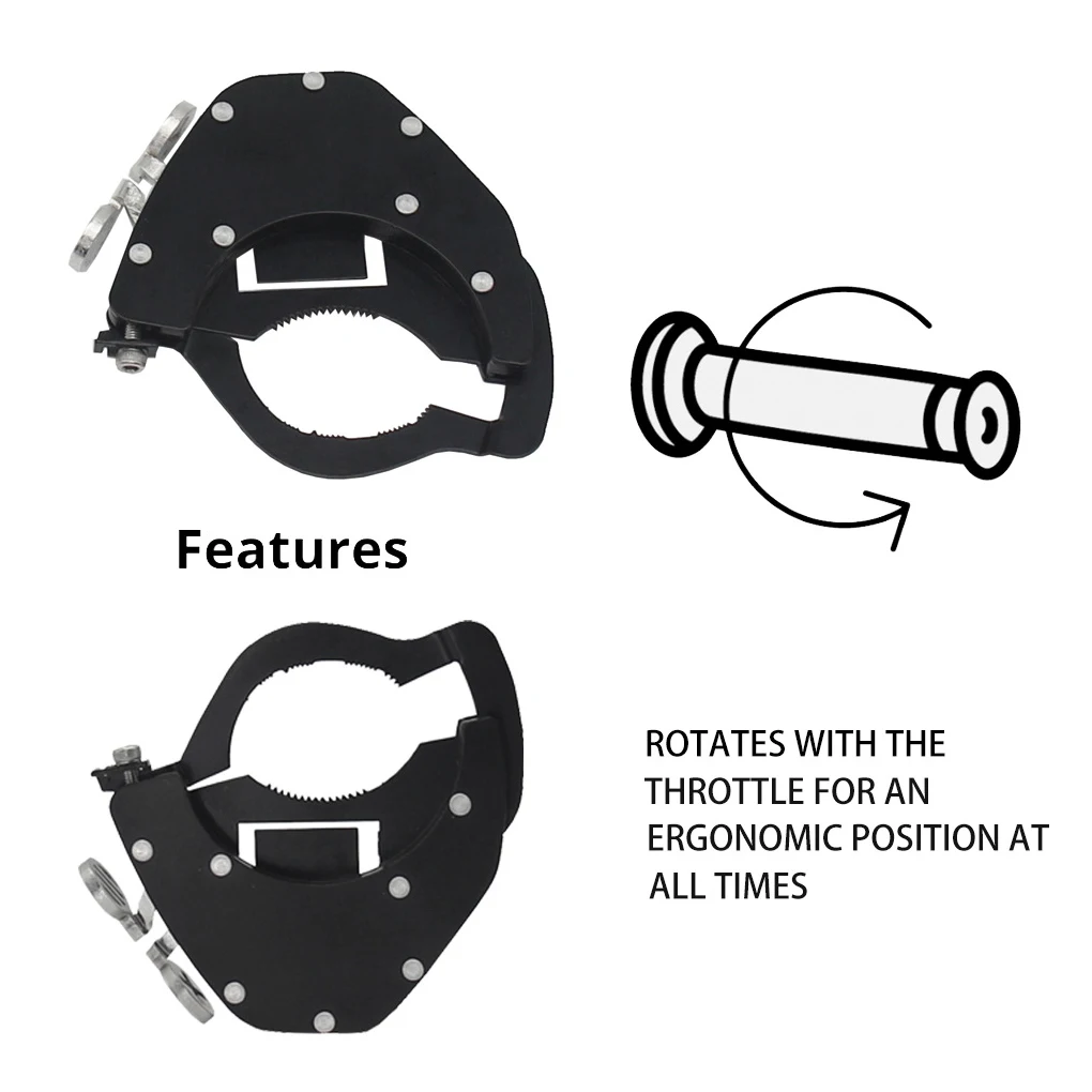 Motorcycle Throttle Lock Assist Handlebar Universal Cruise Control Assist Retainer Grip Throttle Control Safe Flexible