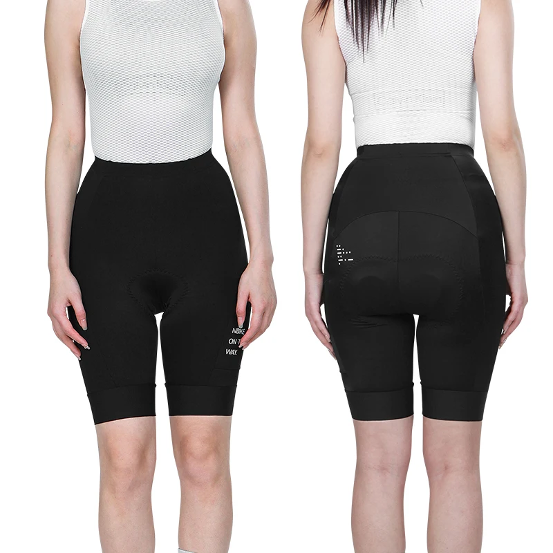 INBIKE Radfahren Shorts frauen Sommer Neue High-taille Tasche Fahrrad Straße MTB Outdoor Radfahren Atmungsaktive Stoßdämpfende Trägerhose