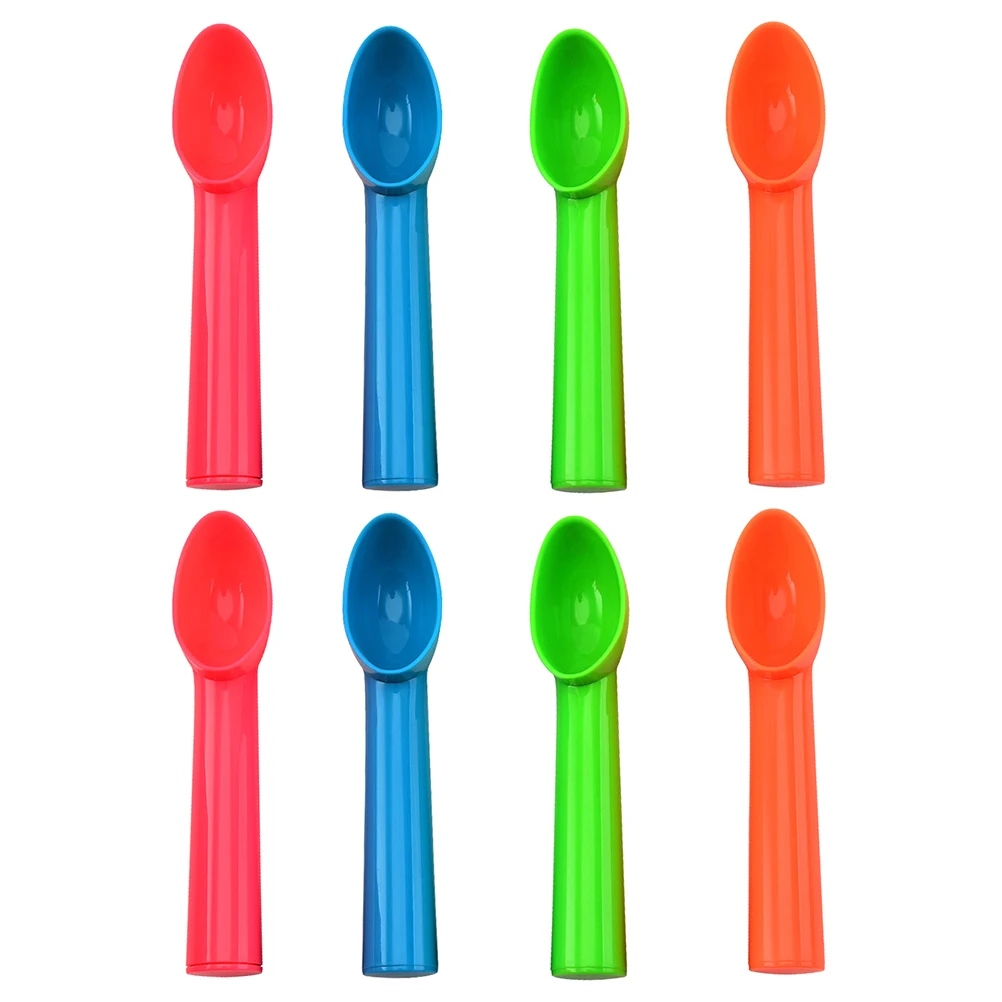 

8 pcs Ice Cream Scoop Fruit Ball Spoon Plastic Kitchen Tools Restaurant Dessert Home Tableware Fruit Digging
