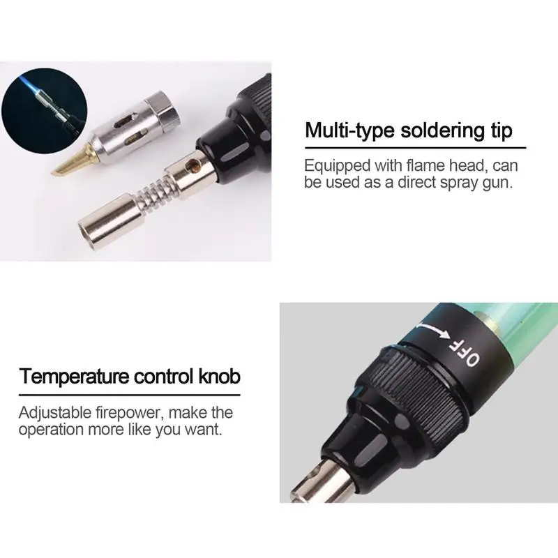 Soldering Kit 4 In 1 Welding Burner Tool Fast Heating Transparent Soldering Kit Requires No Electricity