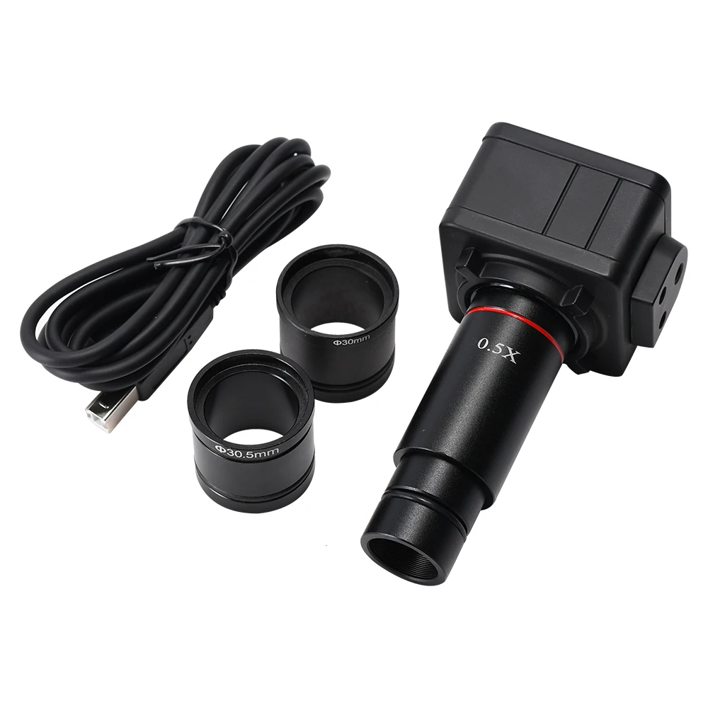 hayear-5mp-usb-microscope-camera-kit-digital-industrial-camera-with-adapter-for-biological-microscope-soldering-repair
