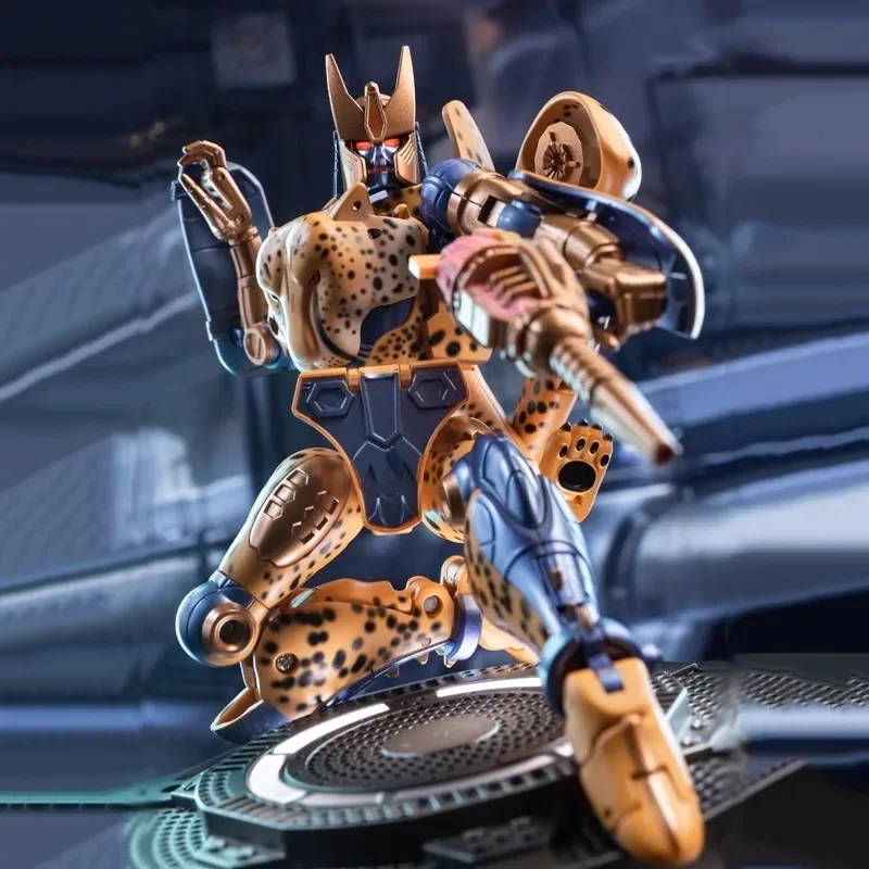 หุ่นยนต์แปลงร่างของเล่นเสือดําเหลือง BW-11 BW11 Beast Wars Cheetor KO MP34 พร้อมกล่อง