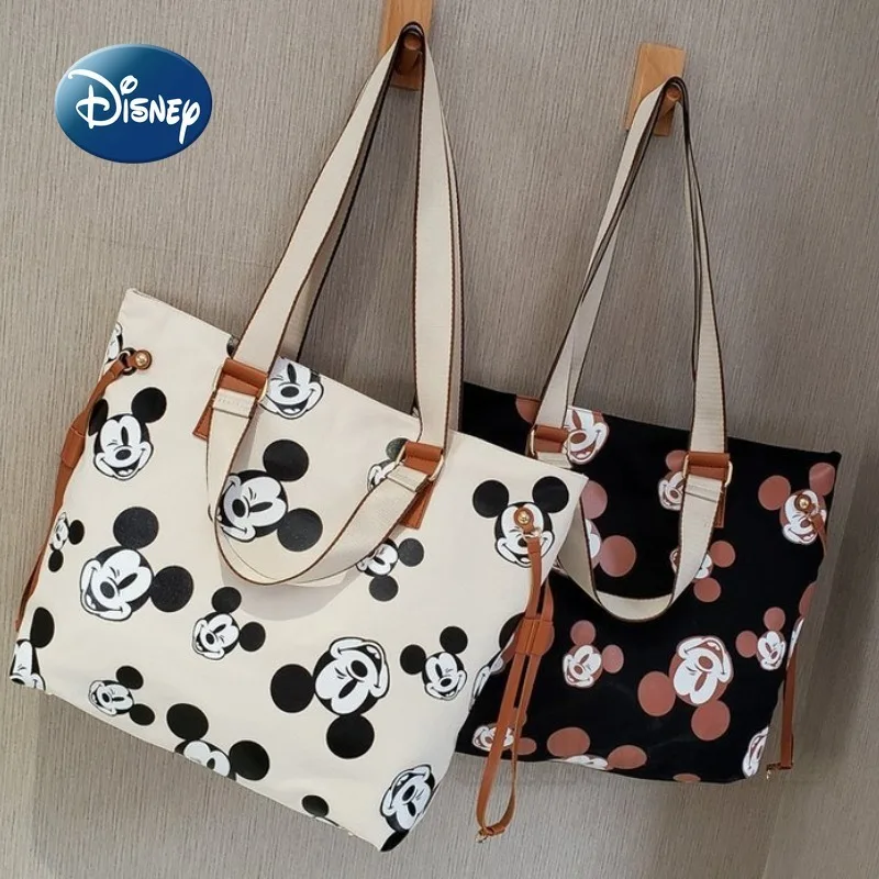 

Новая женская сумка с Микки Диснеем, большая вместительная модная женская сумка на плечо с мультяшным принтом, женская сумка высокого качества