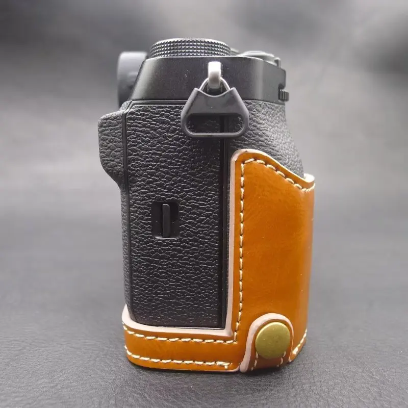 حقيبة كاميرا XT5 PU حافظة بمقبض 1/4 برغي لقاعدة نصف الجسم Fujifilm Fuji X-T5