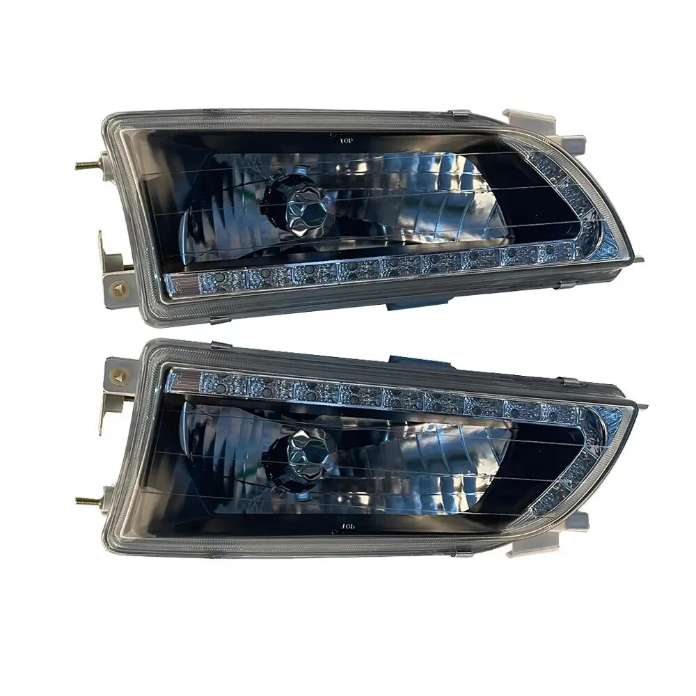 1 Pair Car Headlights Black  For Toyota Corolla AE100 AE104 Automobile Headlamp LED Lamp 1992 -1995 81150-1A440 81110-1E180