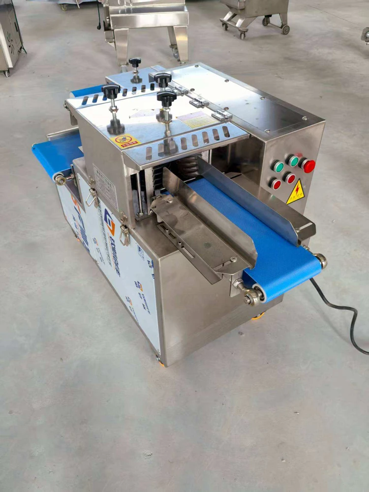 500-800KG/H Industrial Fresh Meat Chicken Cube Dicer Cutting Machine Beef Pork Cube Dicer Strip Cutter