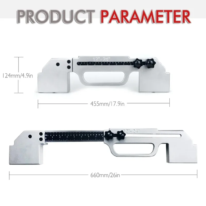 Central stud layout 12-24 inch wall precise measurement frame spacing positioning cast aluminum wall stud frame