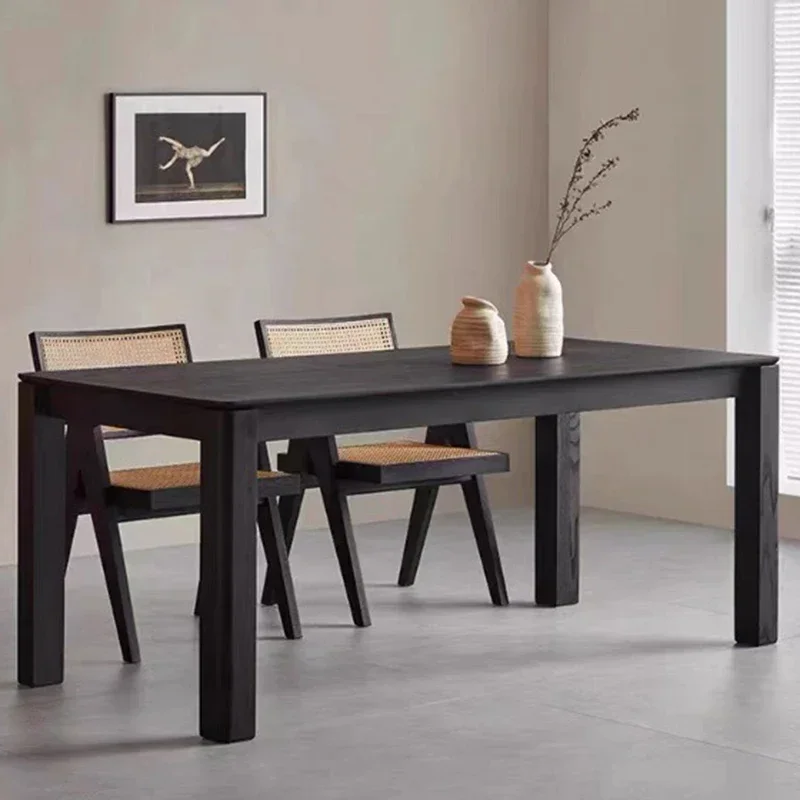 

Японские обеденные столы для гостиной, кухонные деревянные современные обеденные столы для встреч, роскошная мебель для дома Mesa Comedor LLDT