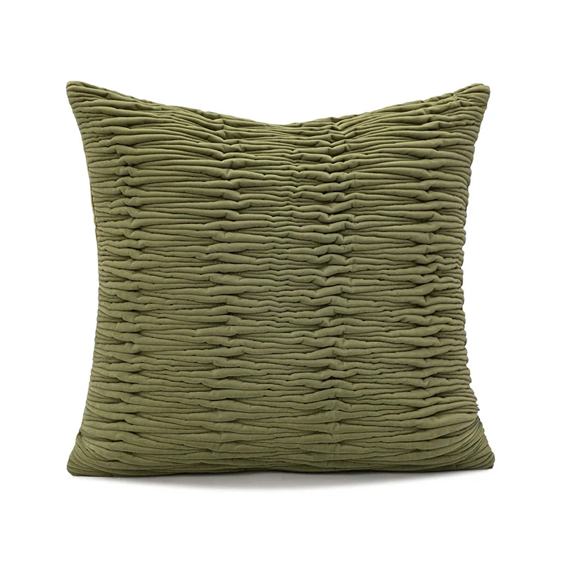 Almohadas de sofá para el hogar, cojines tapizados suaves, modernos, sencillos, lujosos y de estilo verde