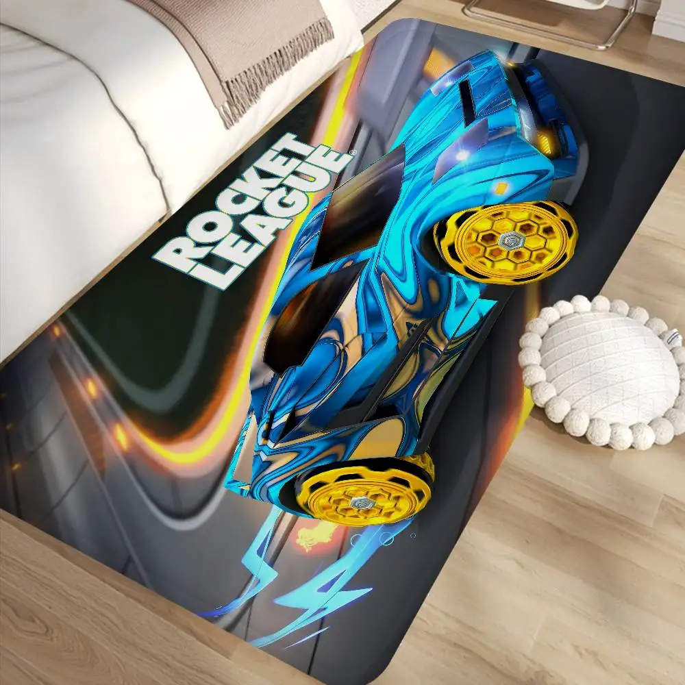 R-Rocket League Floor Mat Retro Multiple Choice Living Room Kitchen Rug Non-Slip Modern Home Decor
