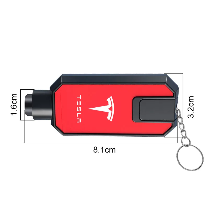 سلامة السيارة المطرقة السيارات الطوارئ زجاج نافذة الكسارة مقعد قاطع أحزمة الهروب أداة ل تسلا نموذج 3 Y S X Cybertruck هايلاند #3