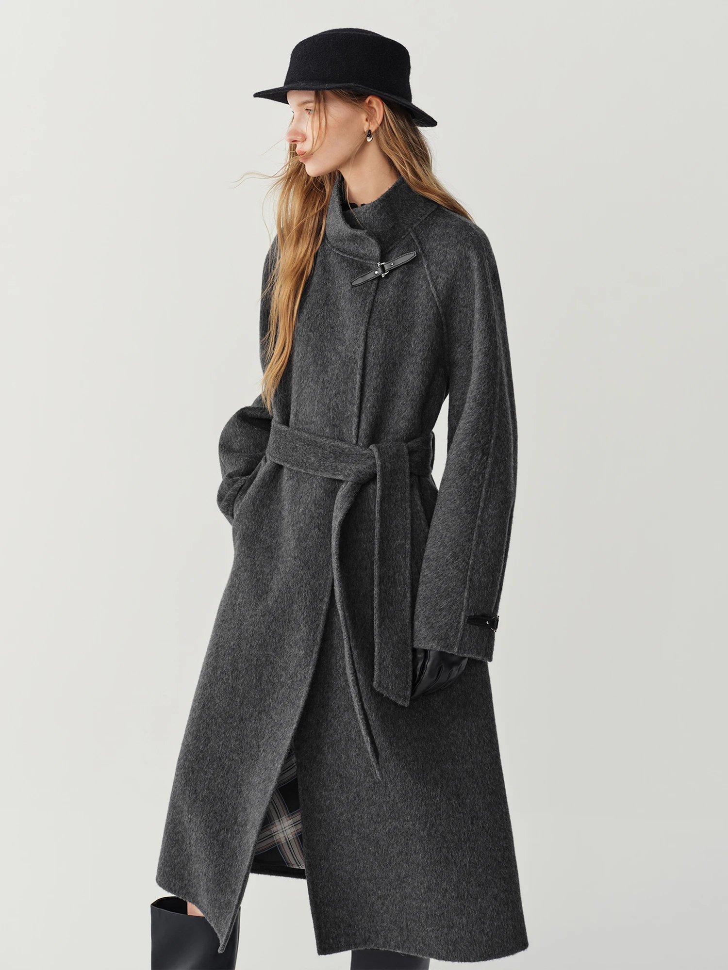 Cappotto da donna FSLE 100% la - Wool Coat Peacoat recensione e prezzo