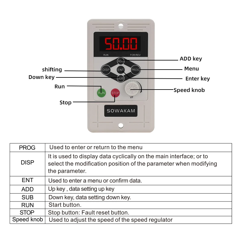 

Variable Frequency Drive 120/200/400/600/W VFD input 1PH 220V 3Phase 220V output three phase motor frequency inverter 220VAC vfd
