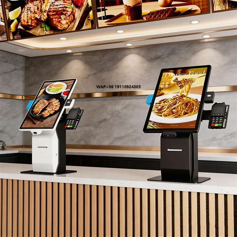 Custom Modular Configuration Self Ordering Machine Kiosk Rfid Reader Smart Self Service Machine for Supermarkets Hotels Resorts