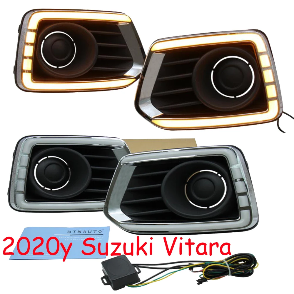 

car styling headlight for Suzuki Vitara daytime light 2020~2023y DRL car accessories LED headlamp for Suzuki Vitara fog light