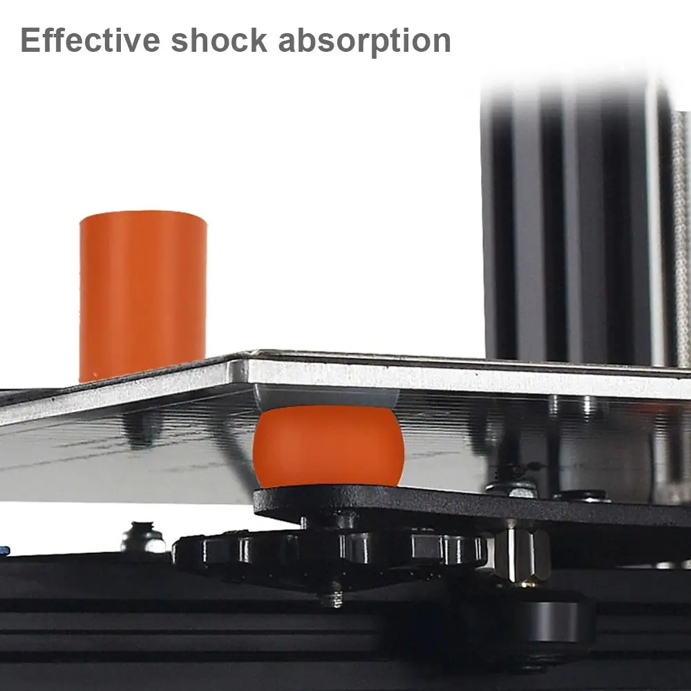 4Pcs Silicone Hot Bed Leveling Column Heatbed Heat-Resistant Platform Leveler Buffer Solid Spacer
