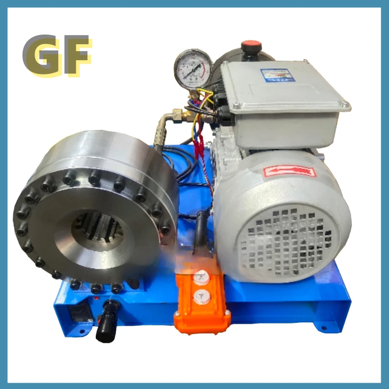 2,2 kW Hydraulikschlauch-Crimp maschine Elektrische Schrumpf maschine Hochdruck ölleitung 10-31mm Hydraulikschlauch-Crimp maschine