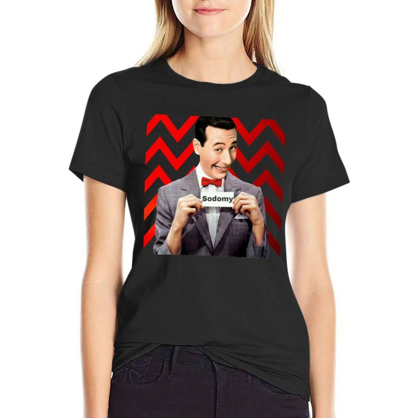 Pee Wee Herman- Sodomy T-Shirt anime clothes female shirts graphic tees cute tops t-shirt dress for Women long