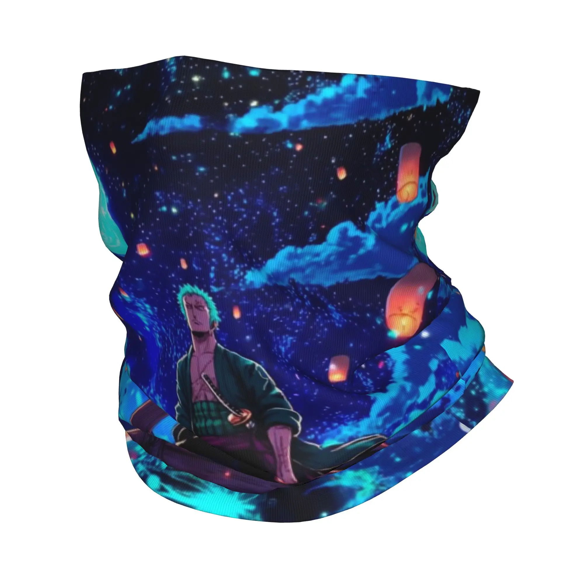 Pañuelo de cuello con diseño de Pirata Rey Anime, para club, One Piece, para senderismo, para adultos, para todas las estaciones