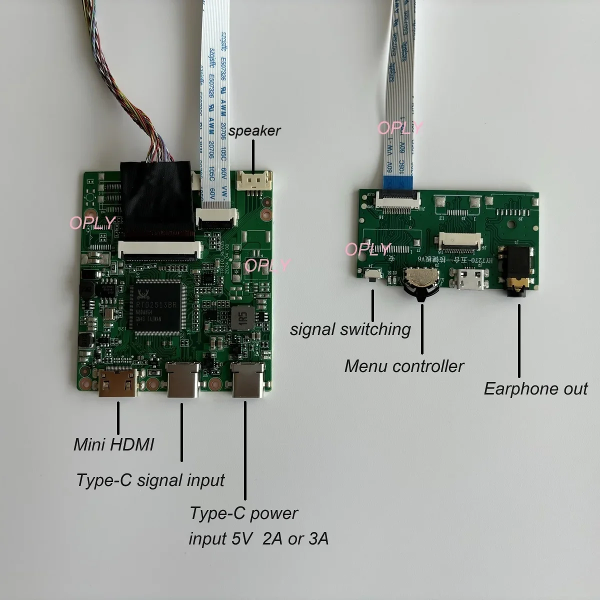 لوحة تحكم 40pin شاشة LCD LED عدة ل B125XW01 LP125WH2 12.5 "1366X768 LVDS 2 TYPE-C MINI HDMI-متوافق