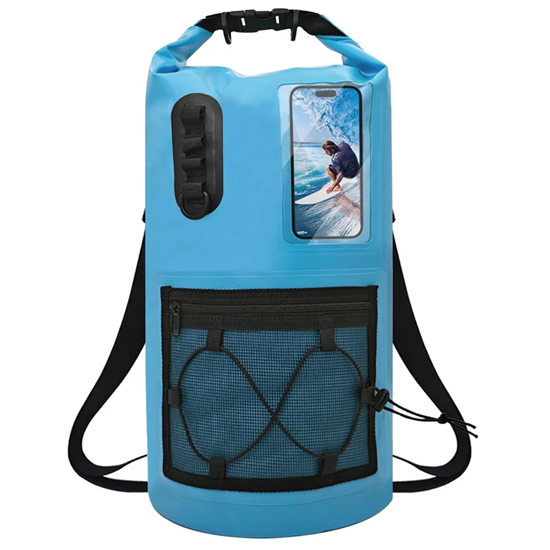 20L/30L wasserdichte Trockentasche für Damen und Herren, wasserdichter PVC-Schulterrucksack zum Schwimmen, Rafting, Kajakfahren, Trekking, Outdoor-Sporttasche – Detail 12