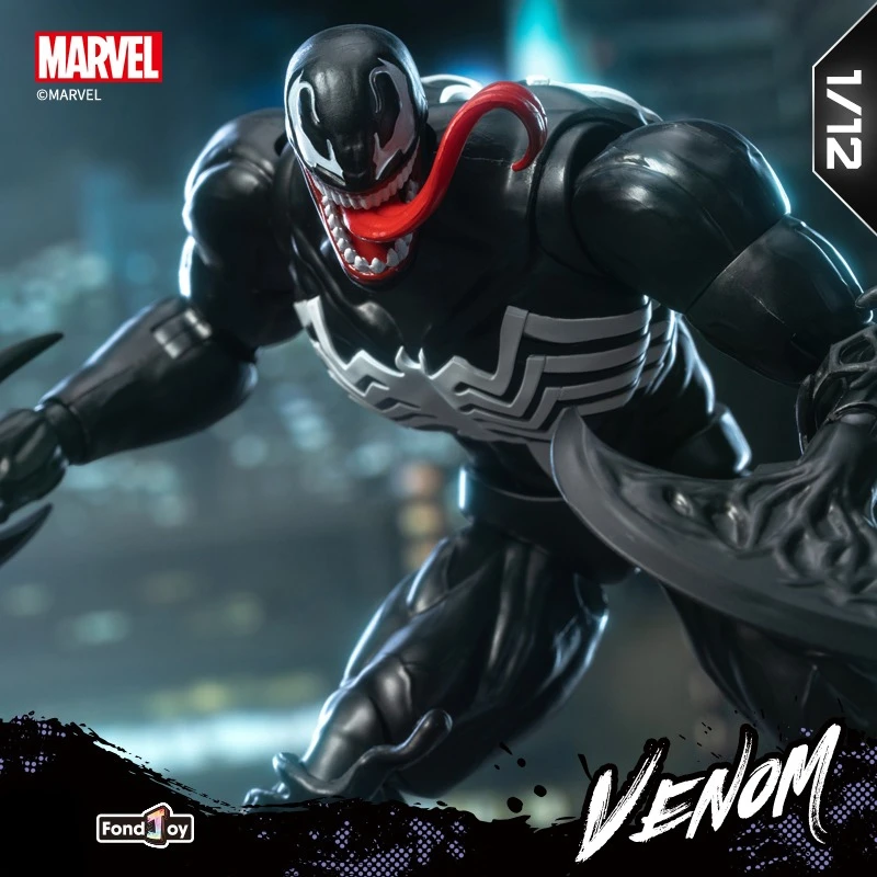 مجموعة نماذج Marvel Venom - The Last Dance بمقياس 1/12 ألعاب قابلة للجمع للبالغين هدية عيد الميلاد وأعياد الميلاد
