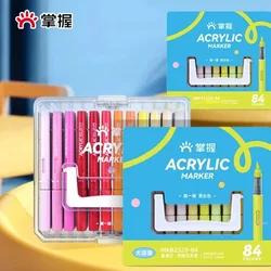 12/84 Colors Direct Liquid Acrylic Marker Soft Brush Paint Pen Handheld casing Manga Graffiti Crafts School Stationery Supplies