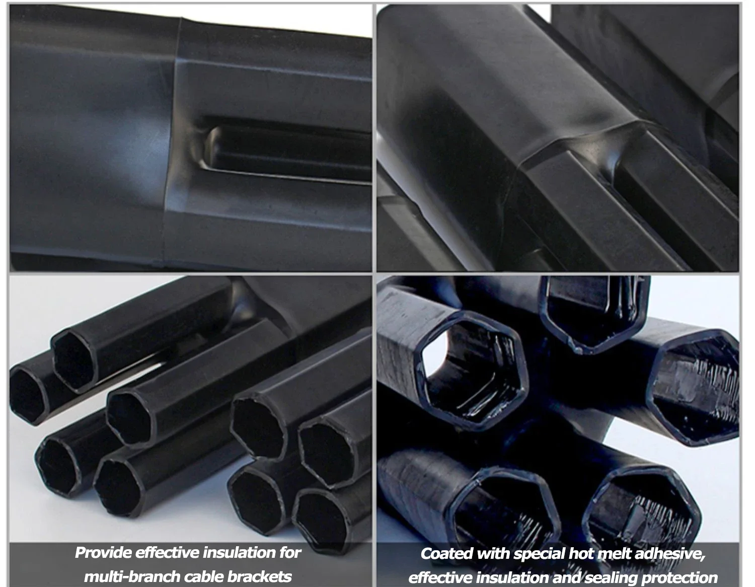 Heat Shrink Breakout Boot 2/3/4/5 Core Cable Wire Sleeve, Adhesive Lined Waterproof Dustproof Insulation Protection Tube