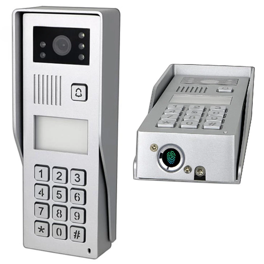 4 Wire & Wireless Combined Connection 1080P AHD Smart Video Intercom WiFi 7 Touch Screen  With Code/RFID/Fingerprint